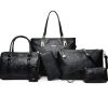 Комплект от 6 броя луксозни дамски чанти, снимка 1 - Чанти - 45190089