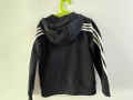 Детски суитшърт с качулка Adidas - 7-8г., снимка 3