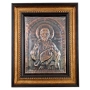 МЕДНА ИКОНА В РАМКА СВЕТИ ЙОАН ПРЕДТЕЧА, снимка 1