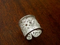 Посребрен дамски пръстен, снимка 3
