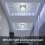 Вътрешна стенна декоративна LED лампа с многоцветен градиент, с дистанционно управление, снимка 5