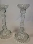 два стъклени свещника  6/3, снимка 2
