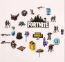 Fortnite фортнайт 24 бр къси топери топер за мъфини торта украса декор парти рожден ден, снимка 1