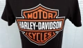 Harley Davidson Augsburg Germany мъжка тениска с двустранен принт, като ново, размер M/S, снимка 2