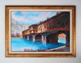 Петър Морозов, ”Покритият мост в Ловеч”, картина