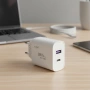 Адаптер за бързо зареждане KLGO PD-300, USB-A/USB-C, FAST CHARGING 20W, снимка 1