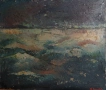Атанас Коцев маслени бои нощен пейзаж , снимка 3