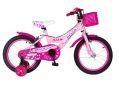 Велосипед розов с кошница 16'' (инча) - BMX