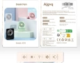 Ajgvq Настолен, мини, USB вентилатор с живот на батерията 12 часа, снимка 6