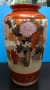Японска порцеланова ваза (Satsuma стил), ръчно рисувана, има златни орнаменти — 21.5 см, снимка 1