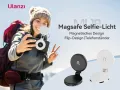 ULANZI LM19 магнитна акумулаторна светлина за селфита iPhone, android , снимка 8
