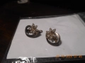 Silver earrings - сребърни обеци england vintage, снимка 2