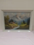 Картина пийзаж върху платно с подпис, снимка 2