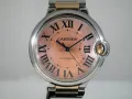 Cartier Ballon Bleu 33mm Steel & Pink Gold MOP Dial Automatic Дамски Различни Варианти, снимка 3