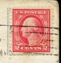 Пощенска марка САЩ, 1920 г.-куриоз. , снимка 4