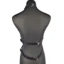 Кожен сутиен харнес нашийник, халки и катарами, сексуално облекло, бдсм, фетиш, готик, снимка 6