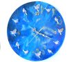 Часовник за стена с 3D птичета-ръчна изработка, снимка 1 - Стенни часовници - 45093777