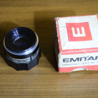 Emitar обектив за фото увеличител  4.5/80mm, снимка 1 - Обективи и филтри - 44959740