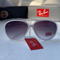 Ray-Ban дамски мъжки унисекс слънчеви очила Рей-Бан авиатор бели , снимка 3 - Слънчеви и диоптрични очила - 45584585