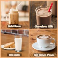 Нов Уред за разпенване / затопляне на мляко Млечна пяна за секунди Кафе, снимка 7 - Други - 45505289