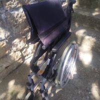 Сгъваема инвалидна рингова количка BREEZY  Ширина на седалката 52см, снимка 4 - Инвалидни колички - 45270477