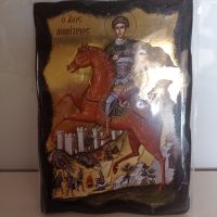 Репродукция на икона Свети Димитър, снимка 2 - Икони - 45171982