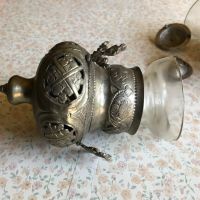 Сребърни кандила от края на 19 век, снимка 2 - Антикварни и старинни предмети - 45402351