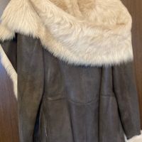 Красиво кожено палто, снимка 1 - Палта, манта - 45093850