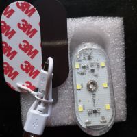 Интериорна сензорна Led Лампа за кола 5V USB, Студено бяла светлина 6000к, снимка 1 - Аксесоари и консумативи - 45313214