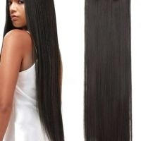 Качествена дълга коса/ цял екстеншън за по-голям обем и дължина на косата 100гр, дължина 60см, снимка 3 - Аксесоари за коса - 44950332