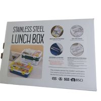 Кутия за храна подходяща и за бебешка храна. Изработена със стомана тип 304 , снимка 2 - Кутии за храна - 45207626