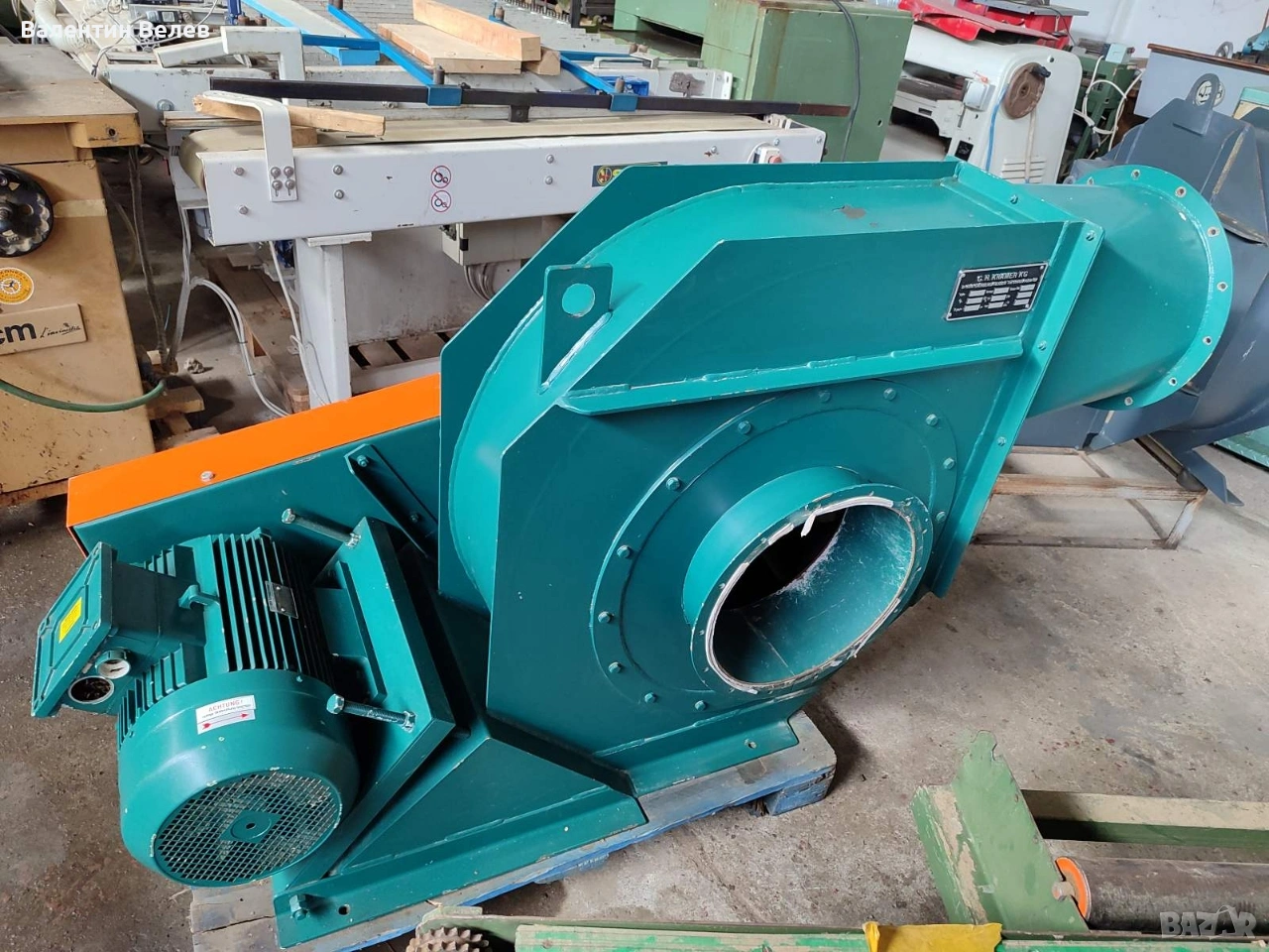 Немска аспирация тип охлюв 15 kw.дебит 9300, снимка 1