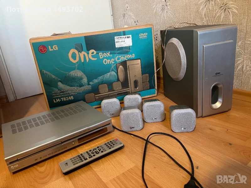 ДВД уредба с буфер и 5 колонки, снимка 1