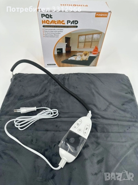 Нагревателна подложка за малки кучета и котки. Мека и удобна , снимка 1