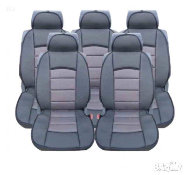Калъфи за кола, тапицерия от 5ч., за Ford S-Max, C- Max, VW Toran, Sharan, Toyota, снимка 1