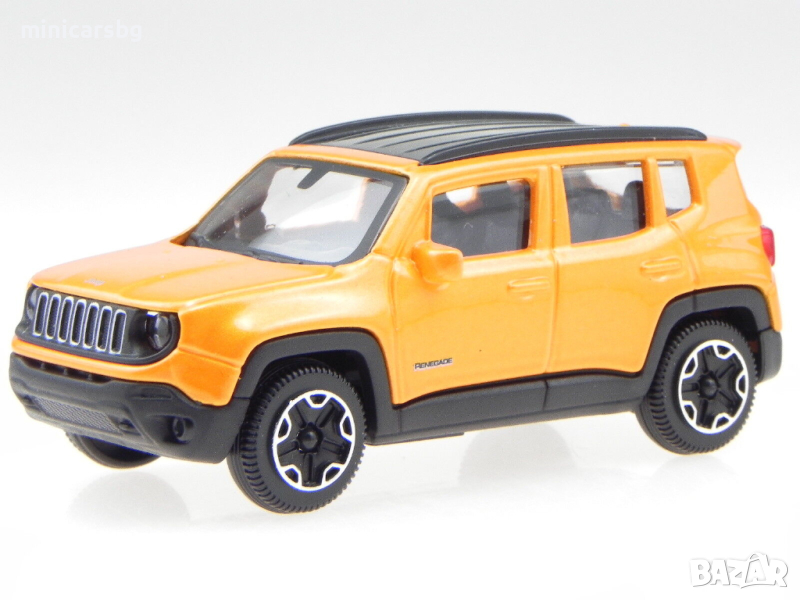 Метални колички: Jeep Renegade - Bburago, снимка 1