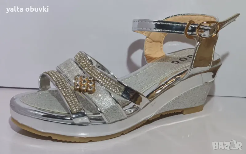 Детски сандали на платформа Boog, снимка 1