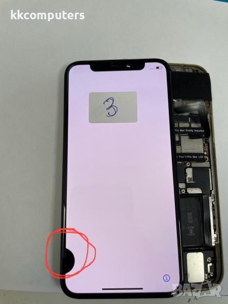 LCD Дисплей за iPhone 11 Pro 5.8 + Тъч скрийн / Черен / ДЕФЕКТ 3 Баркод : 483605, снимка 1