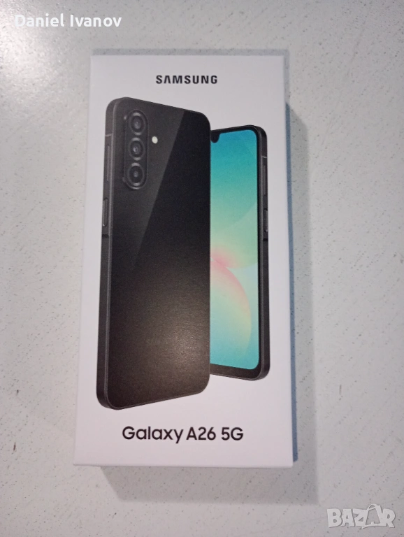 Samsung Galaxy A26, 6GB RAM, 128GB, 5G, Black, снимка 1