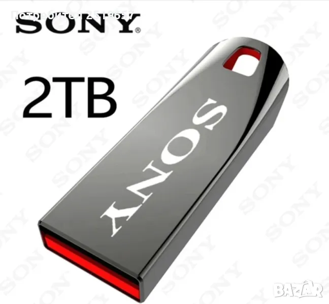 Флашка SONY 2TB с IOS Адаптор за IPHONE или Type-C Адаптор за телефон , снимка 1