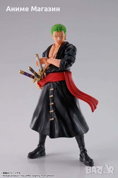 Аниме колекционерска S.H.Figuarts Екшън Фигурка One Piece ZORO Ride Onigashima, снимка 1