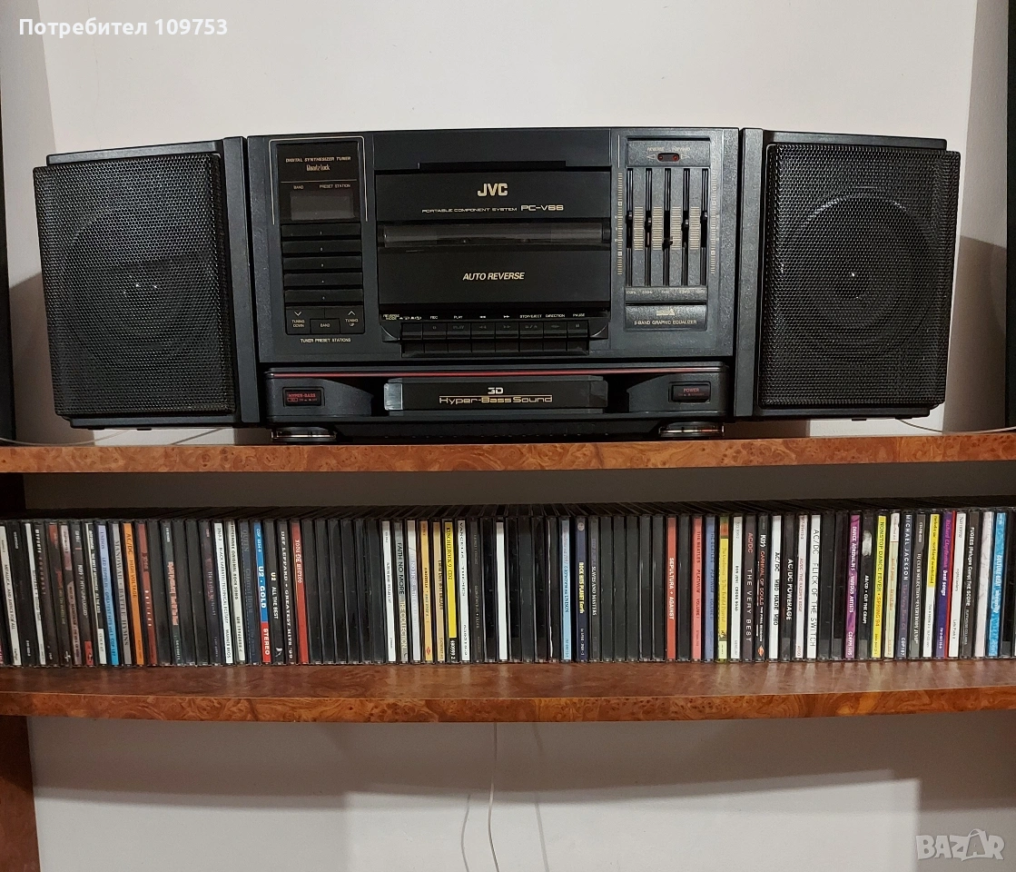Радиокасетофон JVC PC-V66, снимка 1