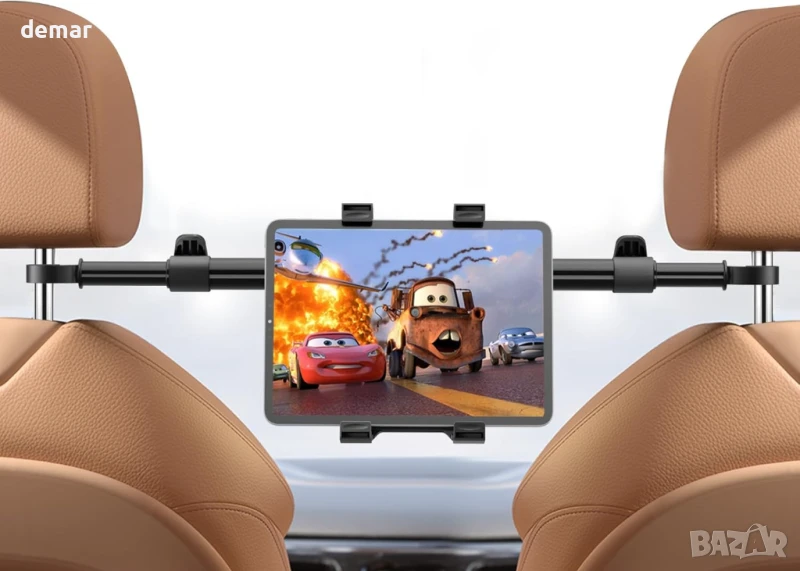 OHLPRO Стойка за таблет за кола с регулируемо рамо 38-70 см, за таблети 7-11", снимка 1