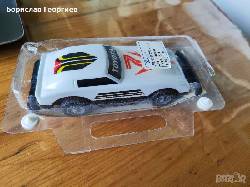 Стара нова пластмасова играчка кола 1989 г, снимка 1