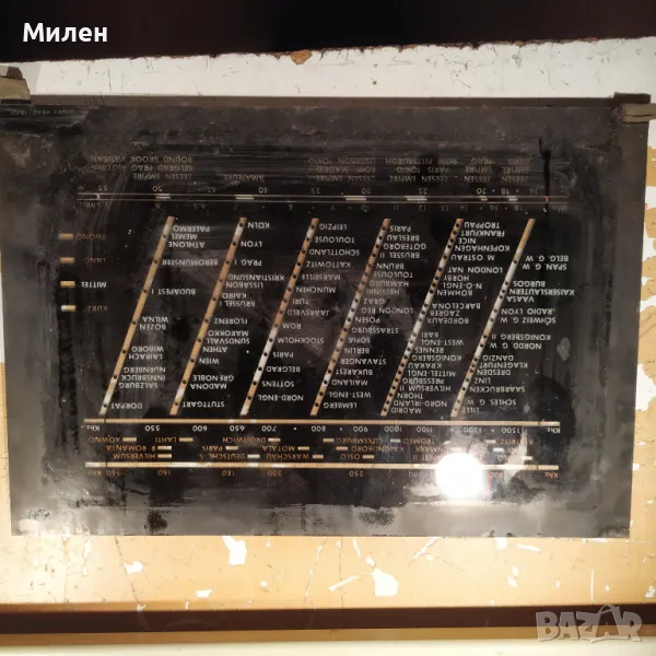 Скала за лампово радио Braun Super 4640 / 5640, снимка 1