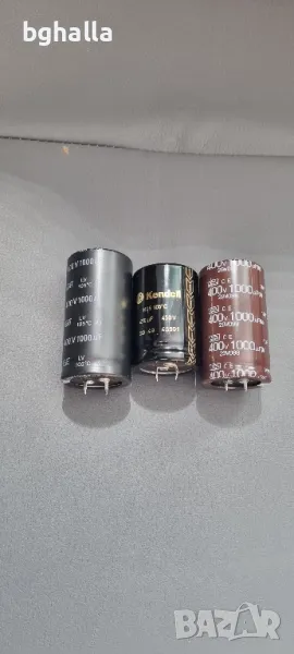 Електролитни кондензатори 1000uF 400V и 470uF 450V, снимка 1