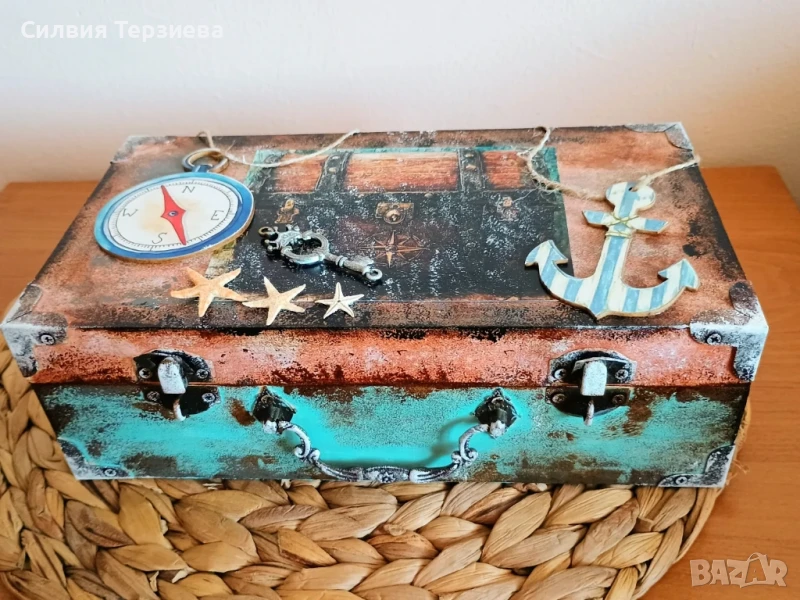 Подаръчен куфар "Passion for life" с вътрешна декорация , снимка 1