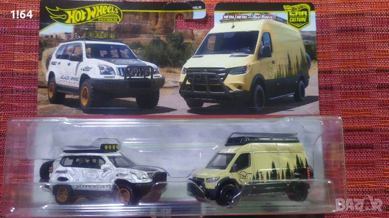 Hot Wheels '05 Toyota Land Cruiser Prado / Mercedes-Benz Sprinter Tourer, снимка 1