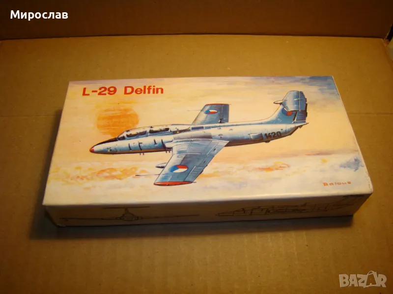 1/72 L-29 DELFIN РЕТРО МОДЕЛ ЗА СГЛОБЯВАНЕ САМОЛЕТ, снимка 1