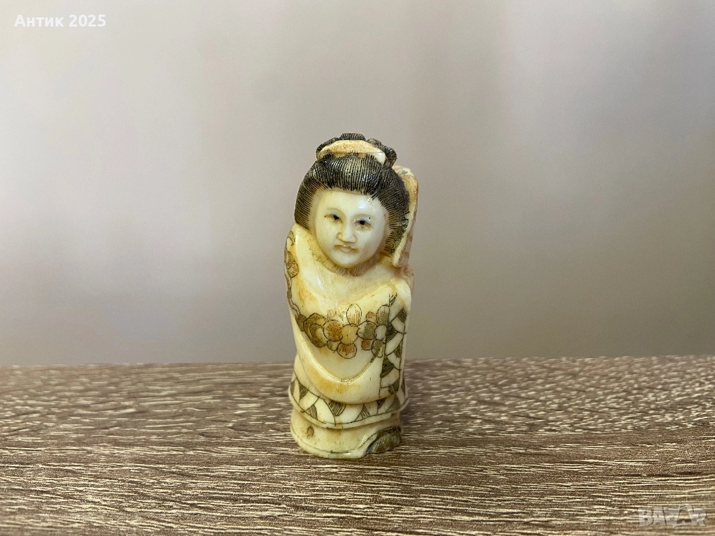 Нецке Япония оригинал, Кост., снимка 1